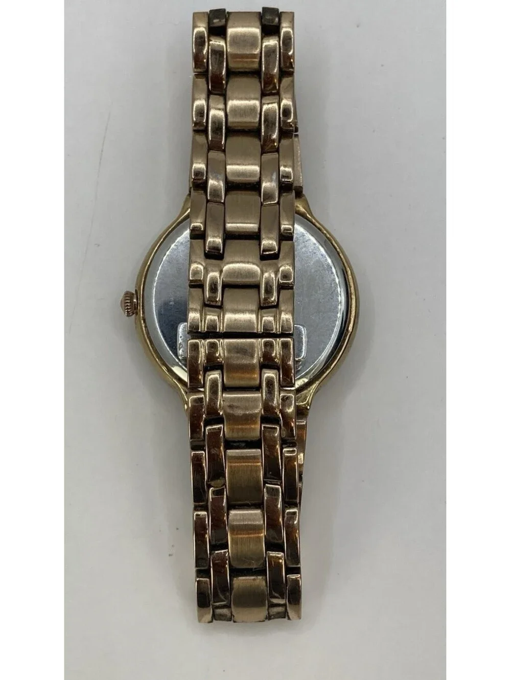 Citizen Eco-Drive Women Watch Gold Tone Diamond Accent Bezel 29mm EQ71-S085176